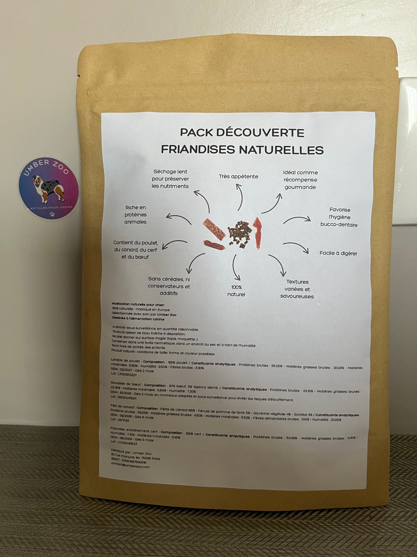 Pack découverte friandises 100% naturelles