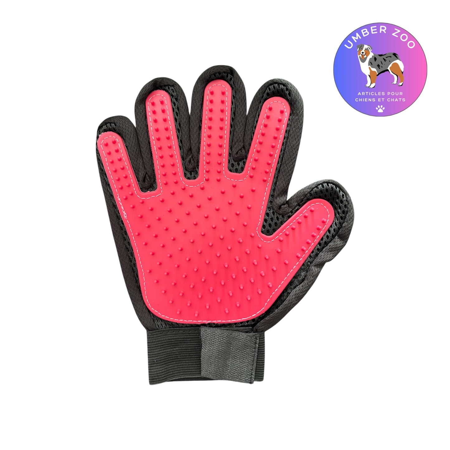 Gant de Toilettage Doux – Anti-Poils Morts Chien & Chat
