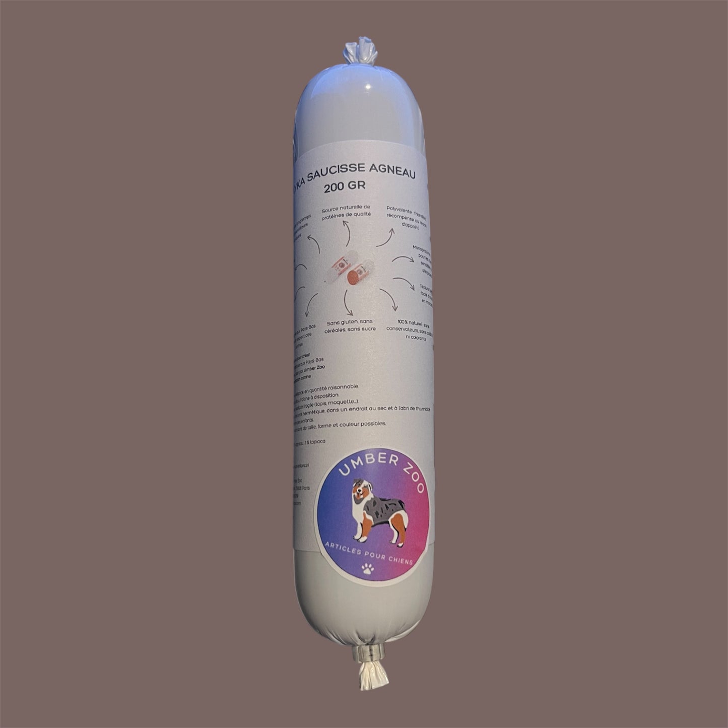 Saucisse AYKA – 100 % naturelle – Dinde ou Agneau
