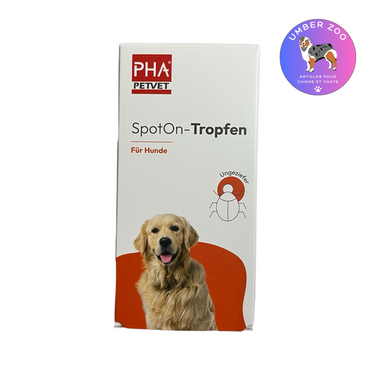 Pipettes Antiparasitaires Chien – Spot-On Anti Puces & Tiques | 2 x 2 ml