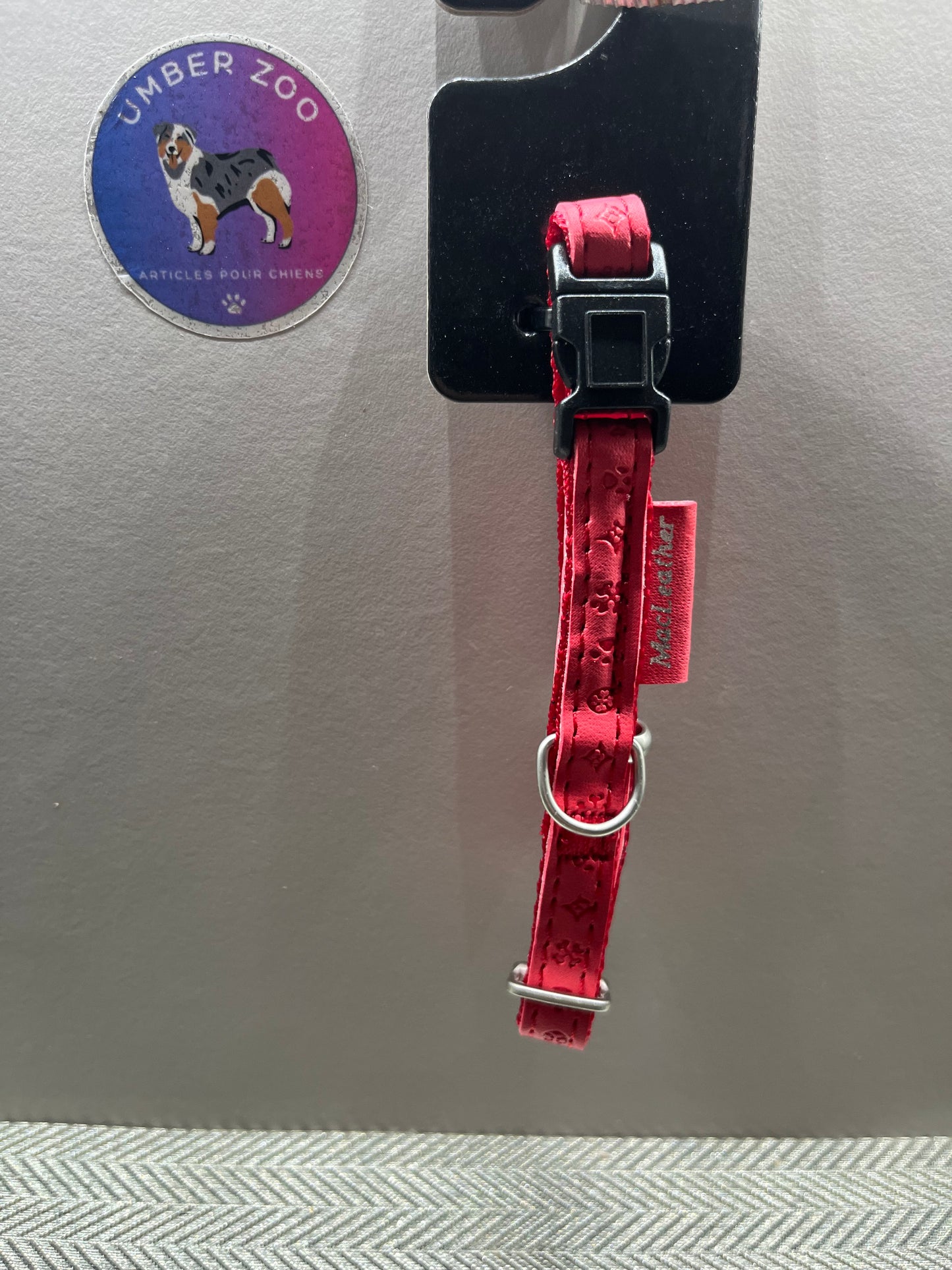 🐶 Collier Chien Confort & Style – Similicuir Rembourré ✨