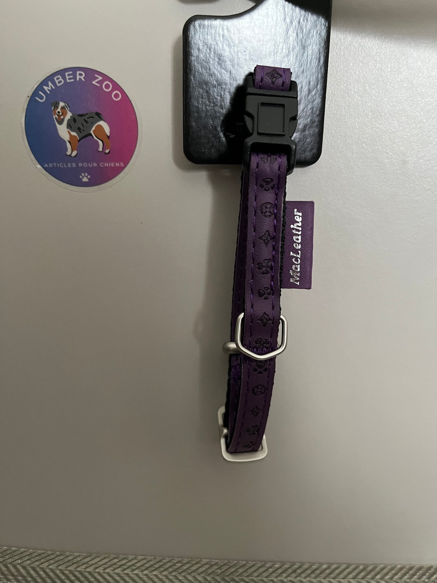 🐶 Collier Chien Confort & Style – Similicuir Rembourré ✨