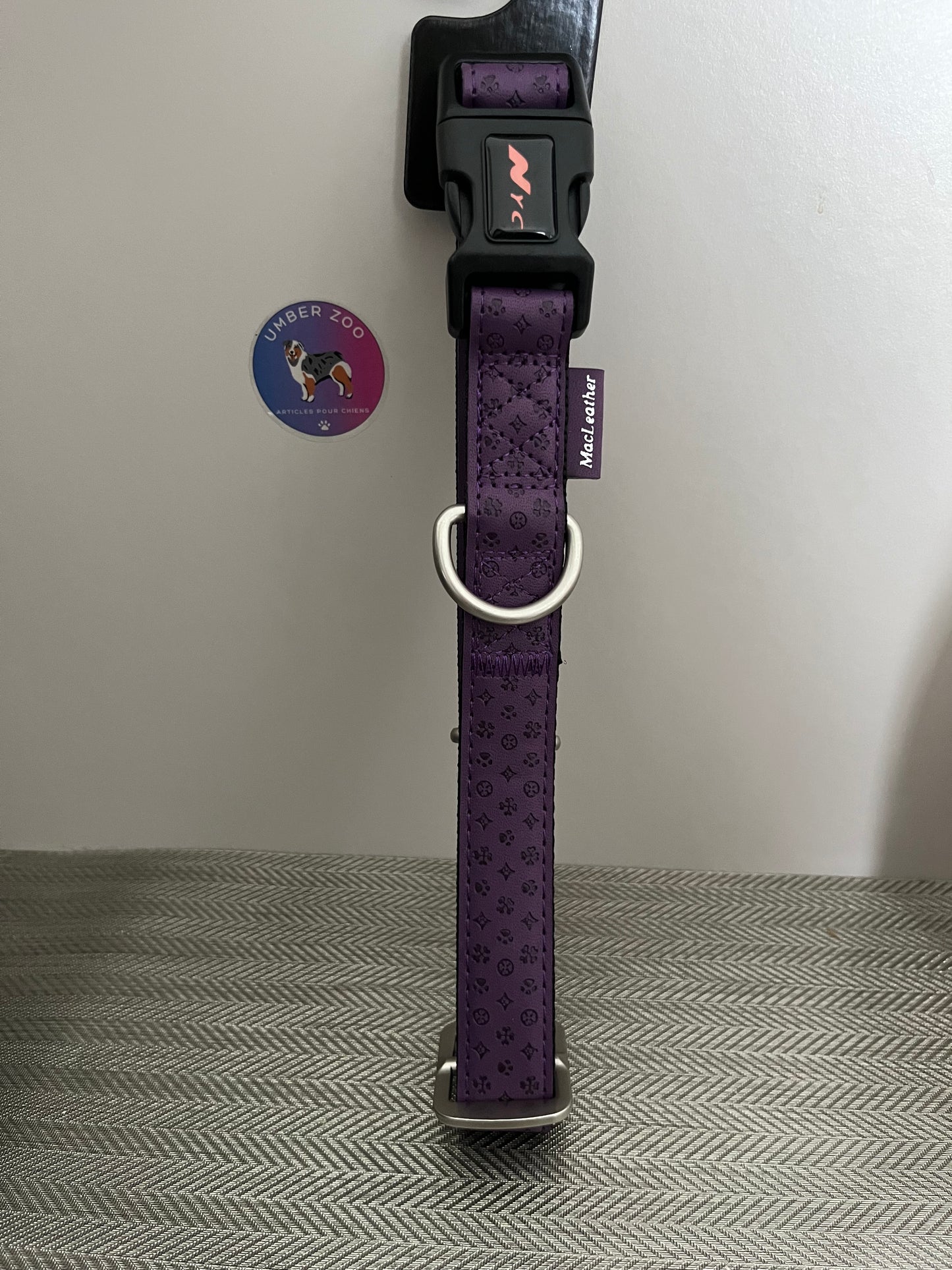 🐶 Collier Chien Confort & Style – Similicuir Rembourré ✨