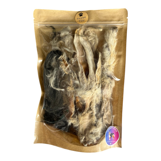 🐰 Oreilles de Lapin avec Fourrure – 100 g | Friandise 100% Naturelles