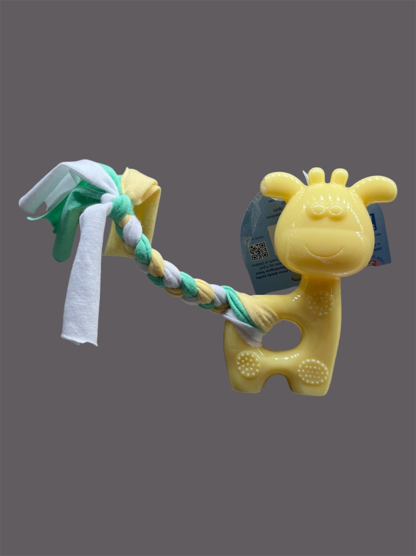 🦒 Jouet Chiot Mini Girafe TPR – Robuste & Son Amusant 🐶
