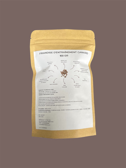 100 g Friandises entraînement Canard - 100% Naturelles