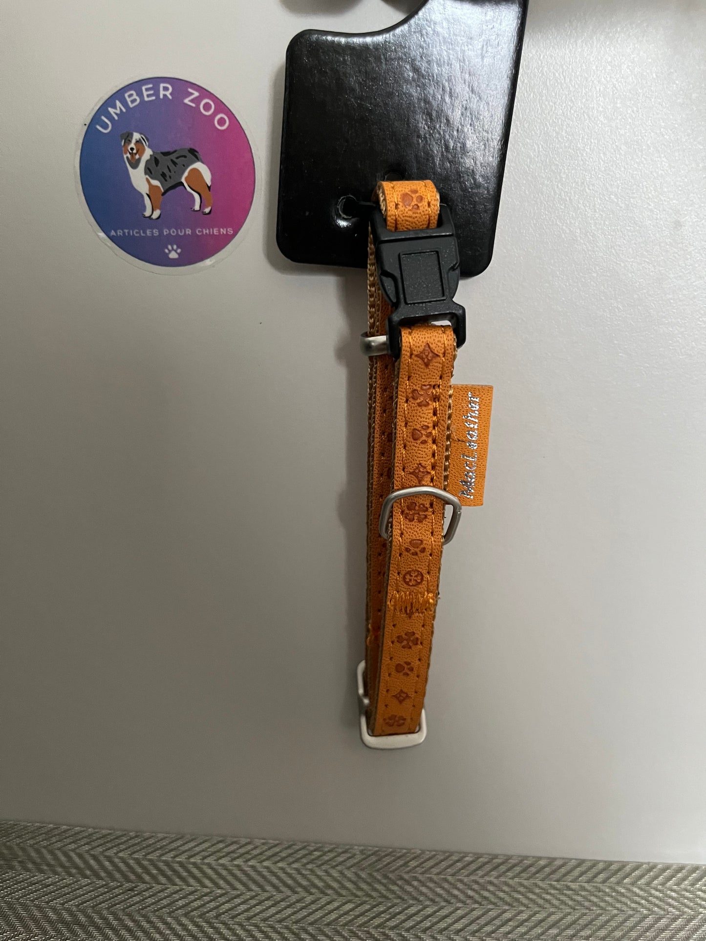 🐶 Collier Chien Confort & Style – Similicuir Rembourré ✨
