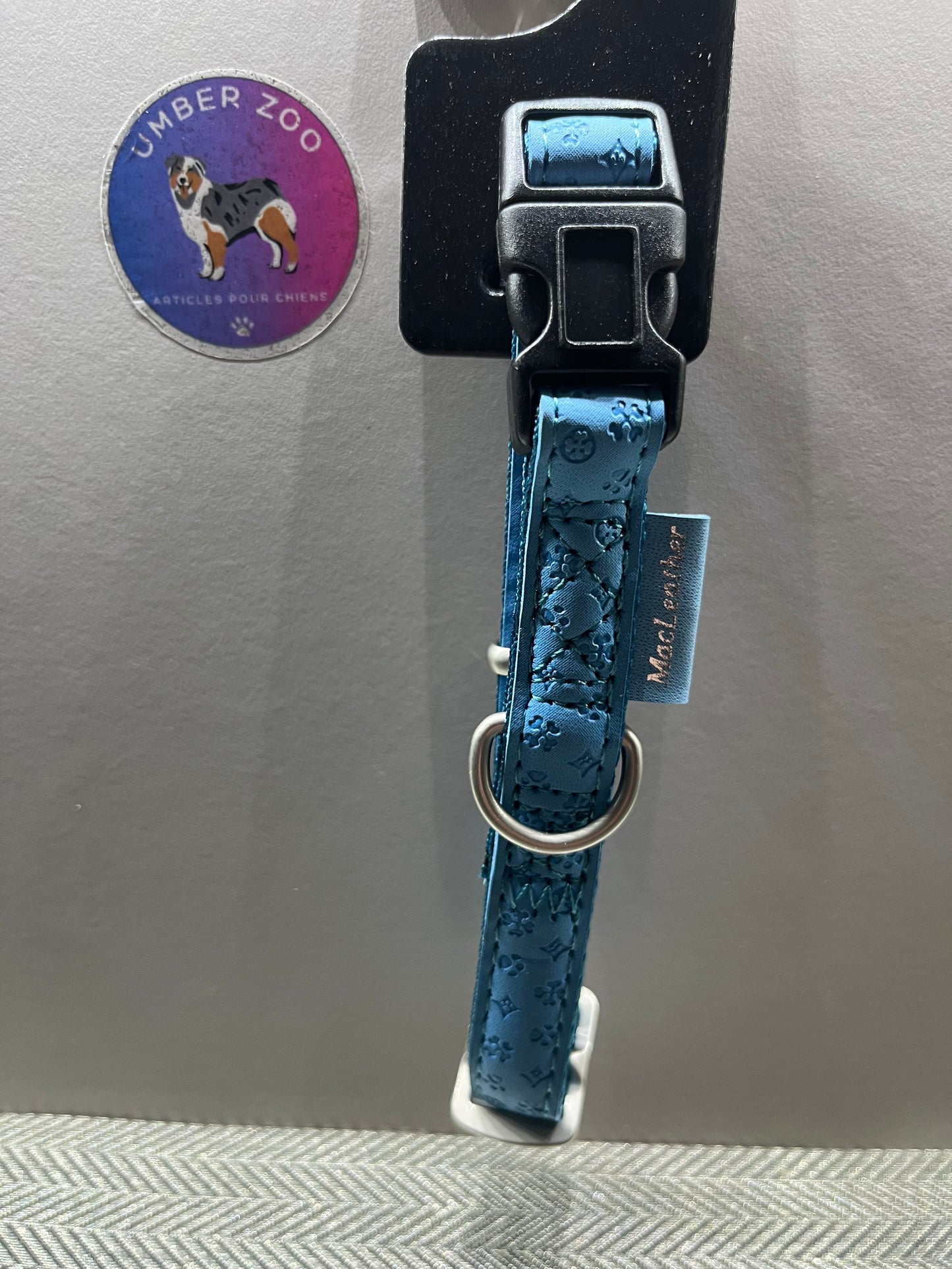 🐶 Collier Chien Confort & Style – Similicuir Rembourré ✨