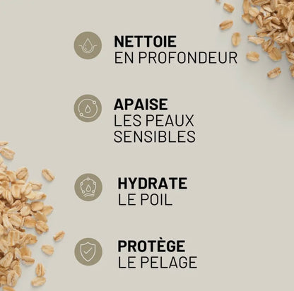 Shampoing chien Hypoallergénique PURALIA – Avoine & Calendula – 250 ml