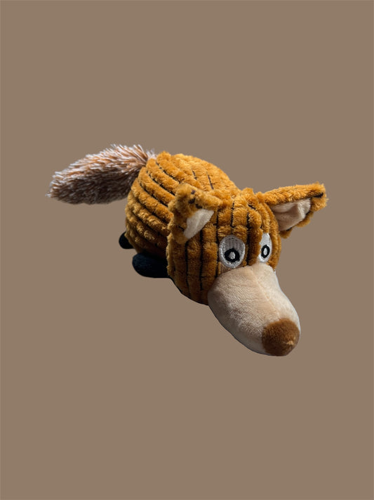 Peluche Chien Mini Safari – 24 cm – Son Doux & Textures Variées 🐾🎶