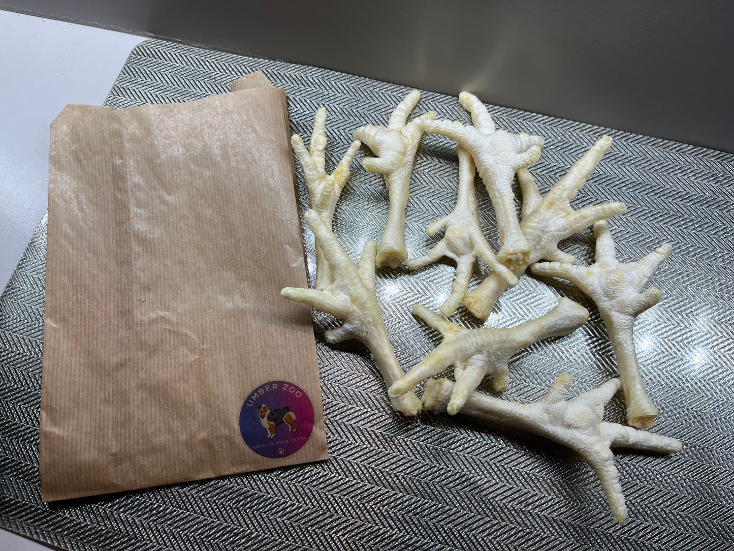 100g Pattes de Poulet Soufflées – 100 % Naturelles