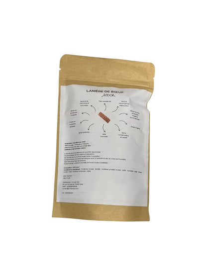 100gr Lanières de Bœuf - 100% Naturelles