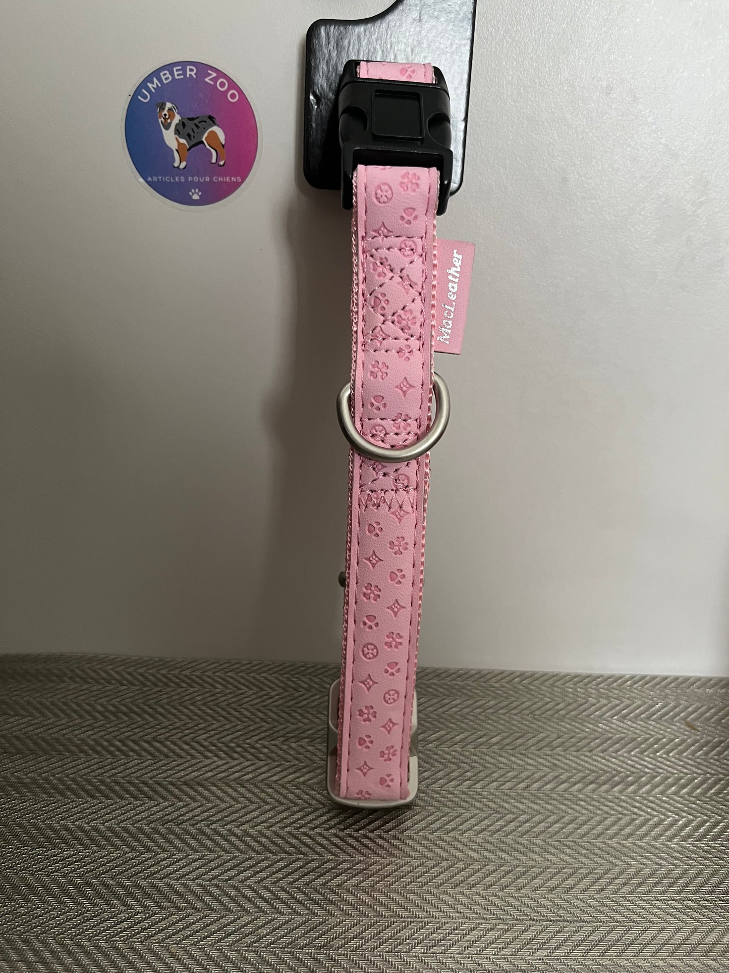 🐶 Collier Chien Confort & Style – Similicuir Rembourré ✨