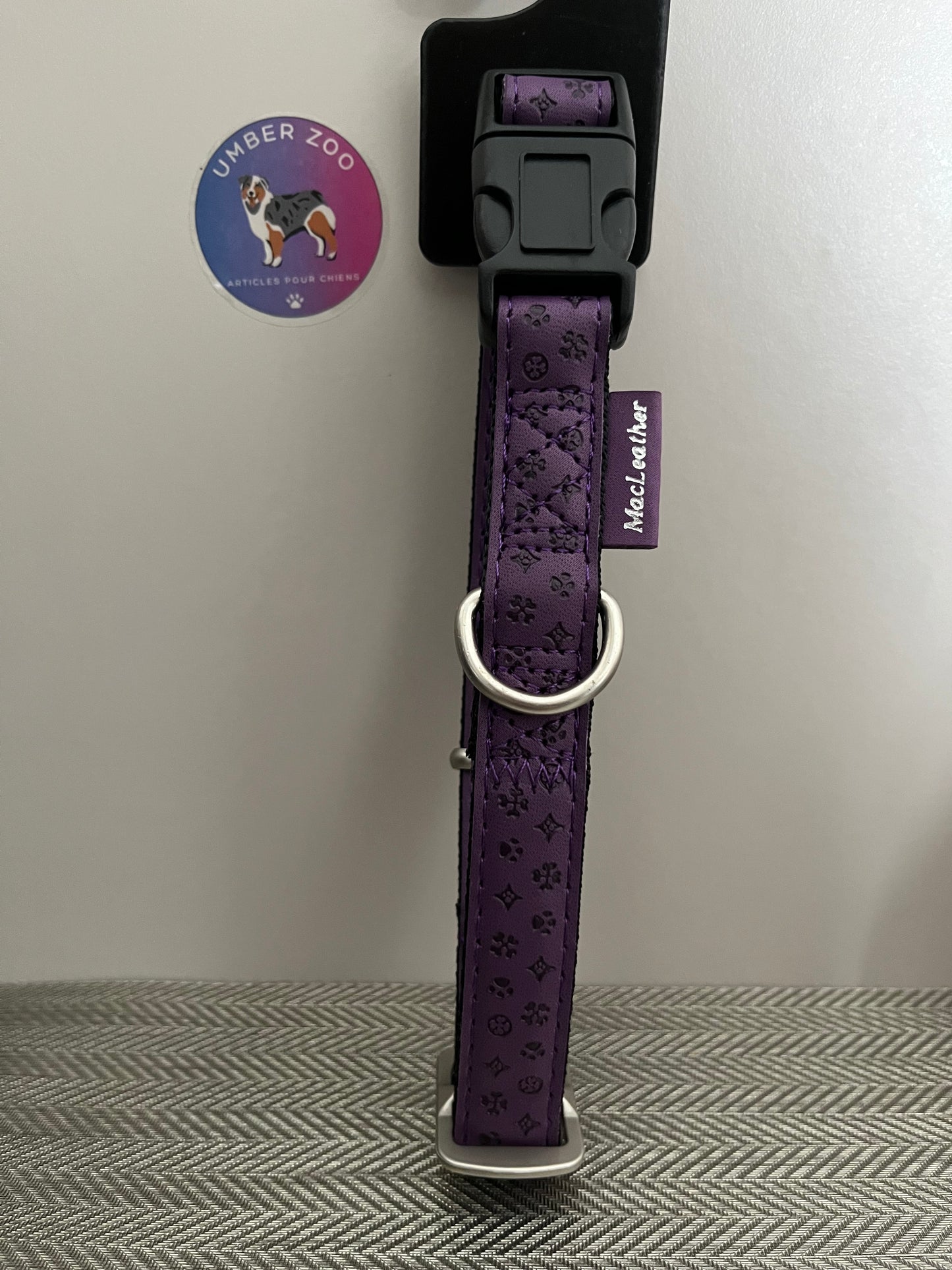 🐶 Collier Chien Confort & Style – Similicuir Rembourré ✨
