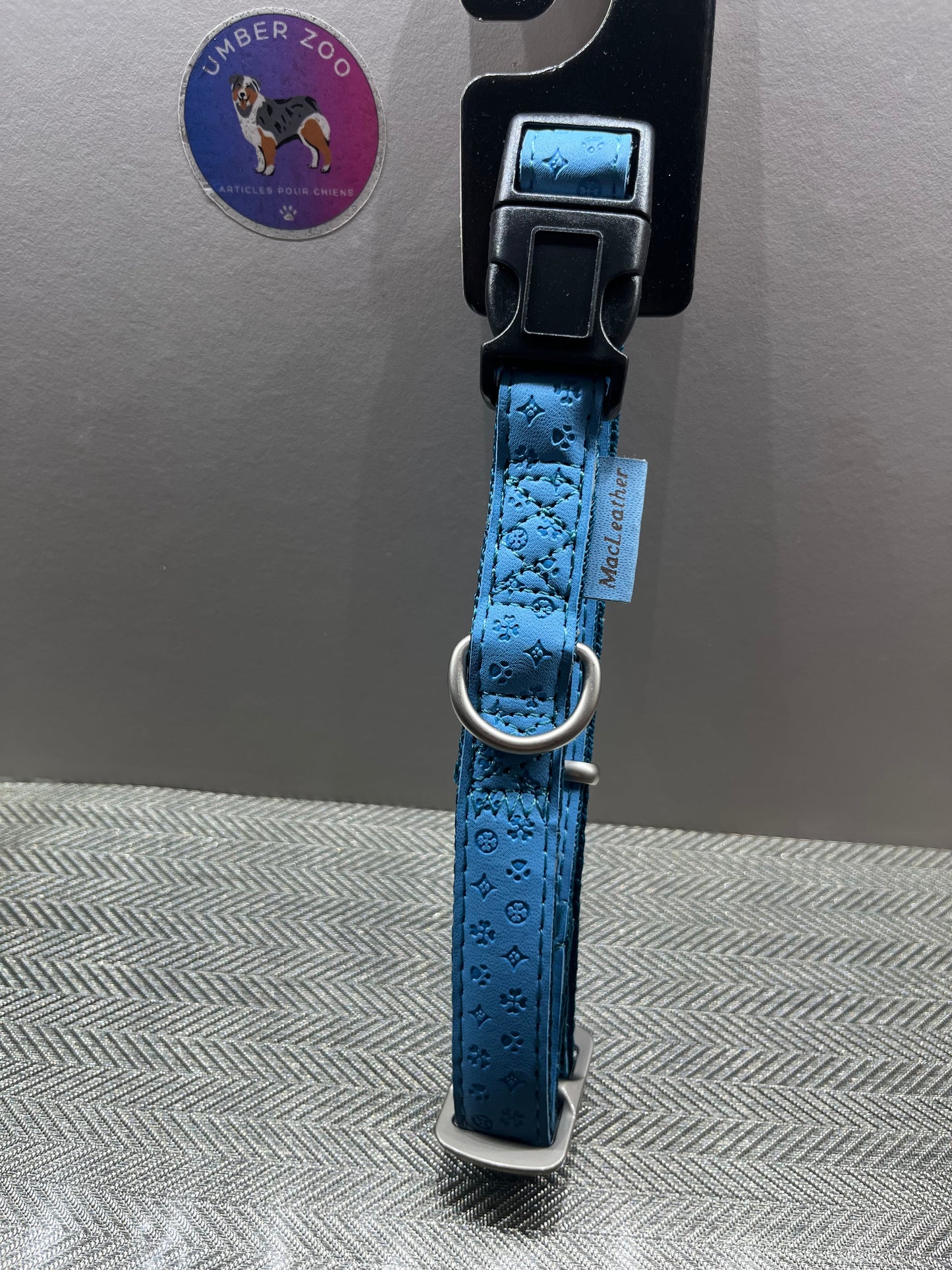 🐶 Collier Chien Confort & Style – Similicuir Rembourré ✨