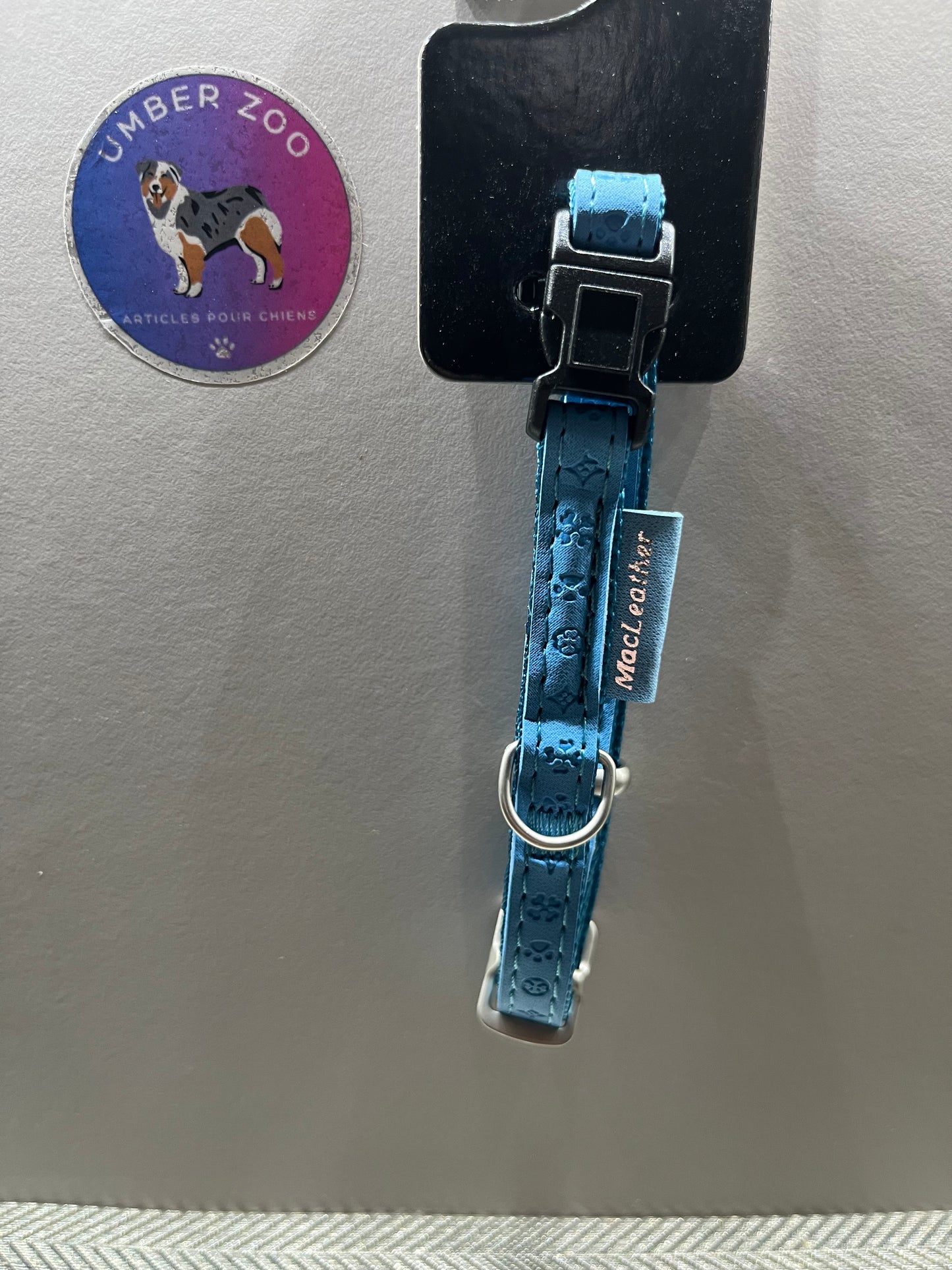 🐶 Collier Chien Confort & Style – Similicuir Rembourré ✨