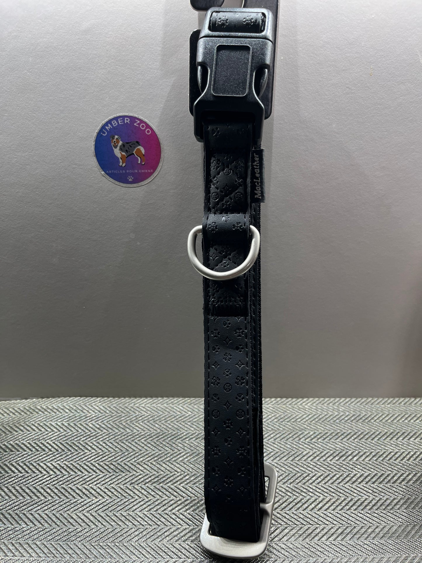 🐶 Collier Chien Confort & Style – Similicuir Rembourré ✨