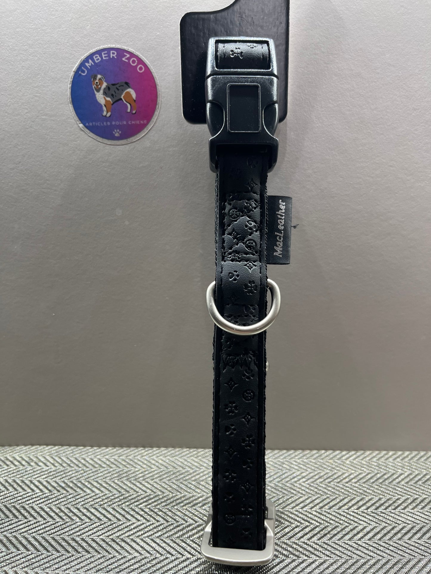 🐶 Collier Chien Confort & Style – Similicuir Rembourré ✨