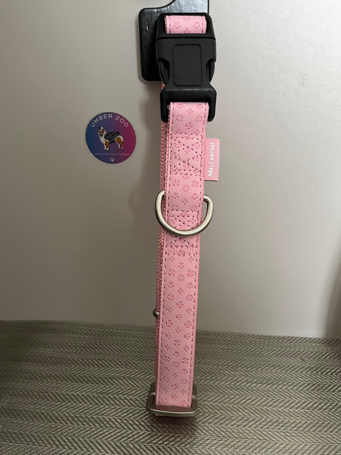 🐶 Collier Chien Confort & Style – Similicuir Rembourré ✨