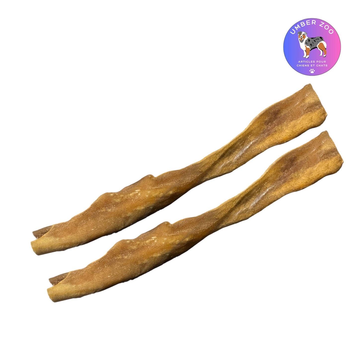 Peau de Tête de Bœuf Extra Dure ≈30 cm – Lot de 2