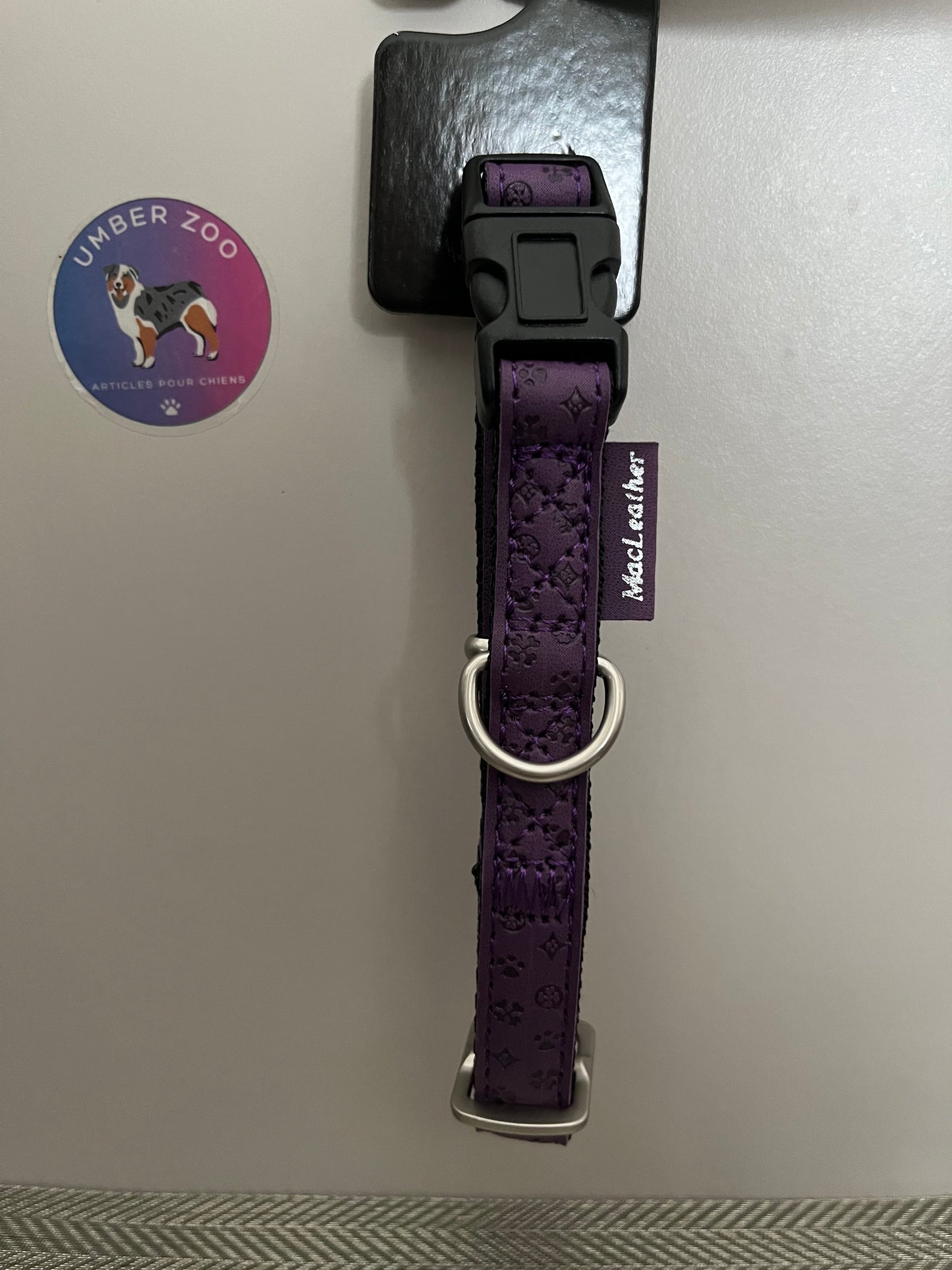 🐶 Collier Chien Confort & Style – Similicuir Rembourré ✨