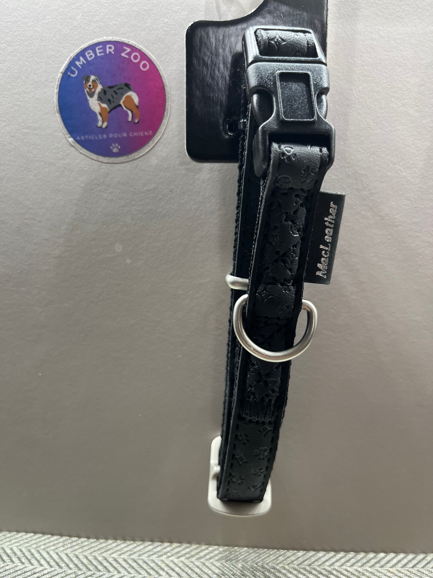 🐶 Collier Chien Confort & Style – Similicuir Rembourré ✨