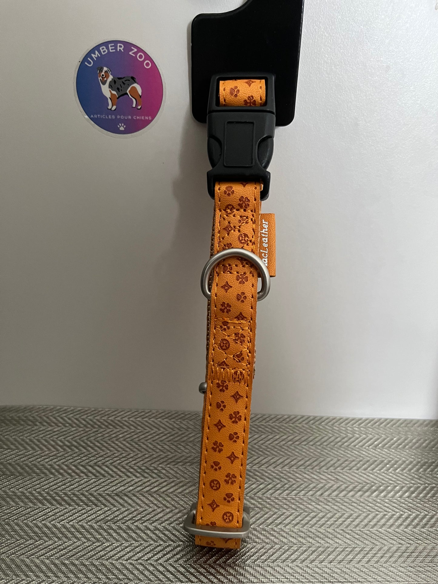 🐶 Collier Chien Confort & Style – Similicuir Rembourré ✨