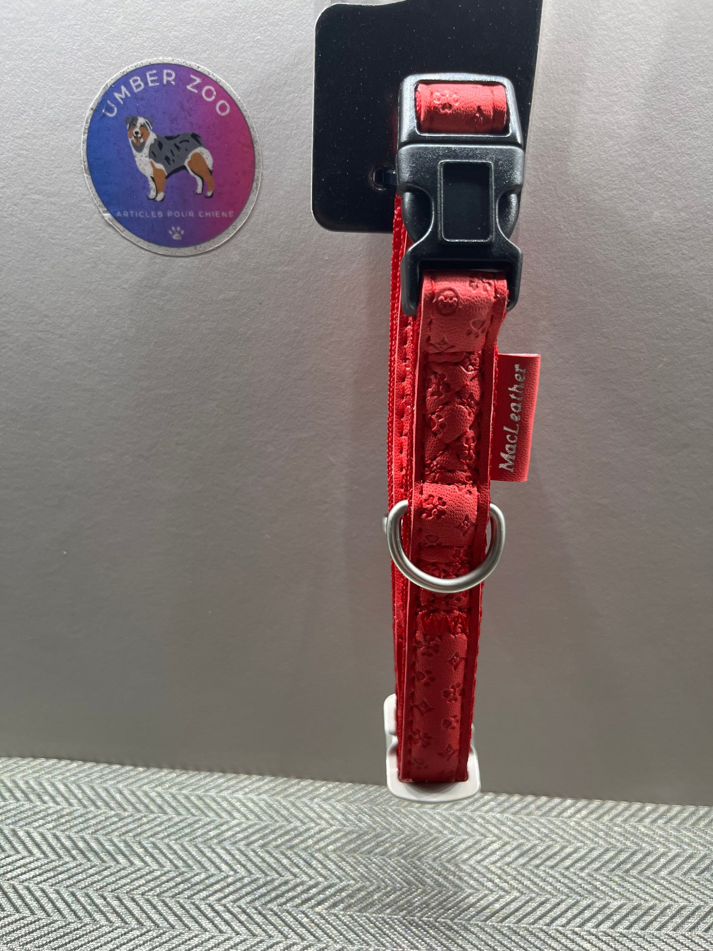 🐶 Collier Chien Confort & Style – Similicuir Rembourré ✨